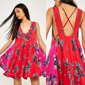 Free People Thought I Was Dreaming Dress in Red